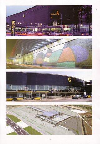 Página 10 de 32 del documento "Nueva Terminal Sur" editado por el Plan Barcelona (AENA) sobre la nueva terminal T1 del aeropuerto del Prat